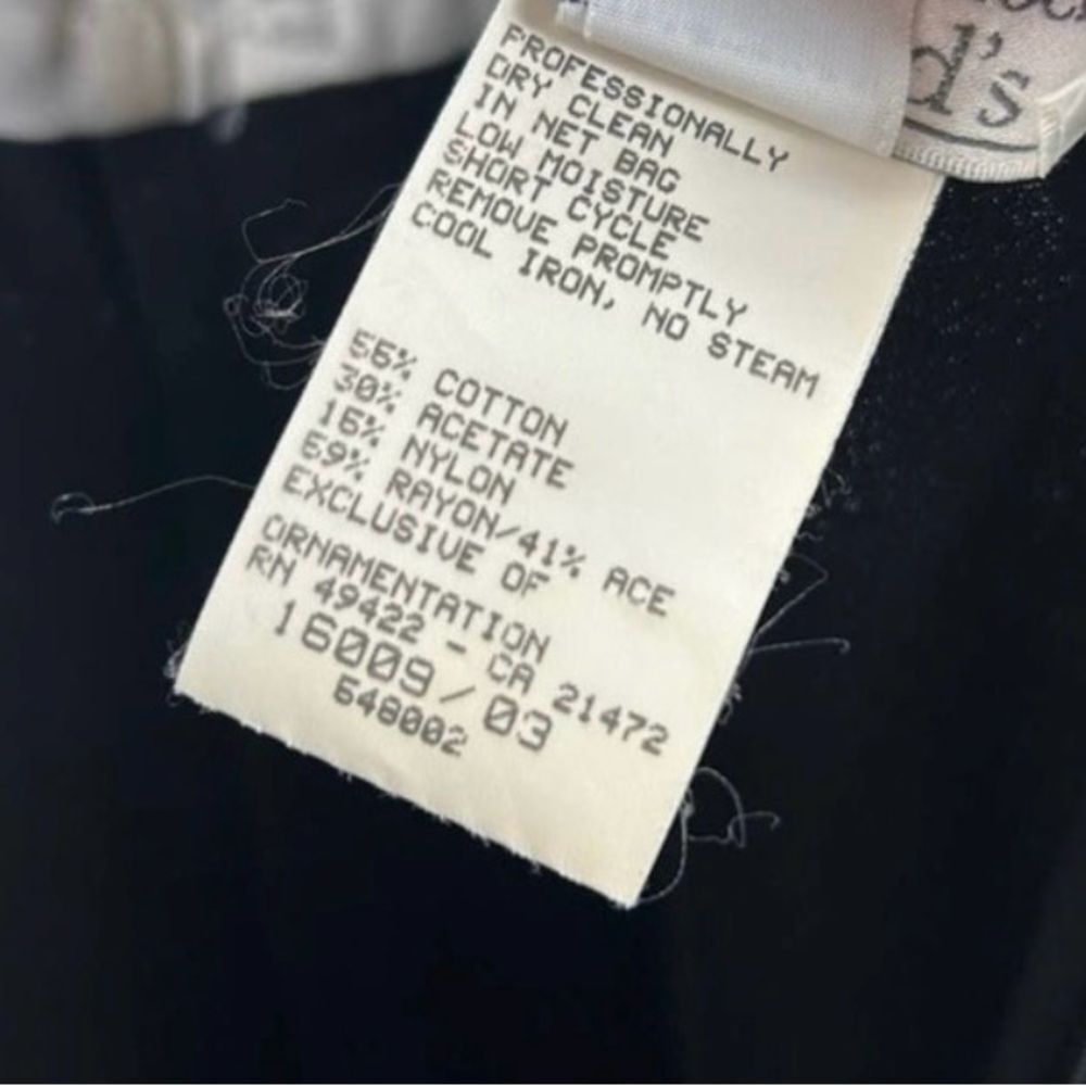 Jessica McClintock Dress Vintage 80s Gunne Sax Prom Wedding Graduation Size 14 - Picture 9 of 9